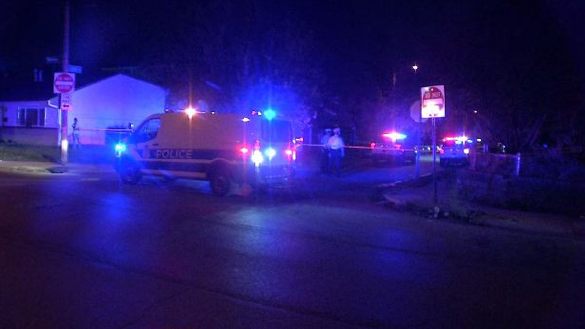 The suspect in a drive-by shooting that injured a woman in the Linden area was found shot to death minutes later.