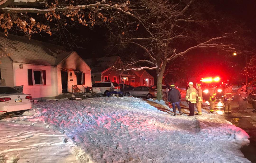 1 in critical condition after house fire in north Columbus