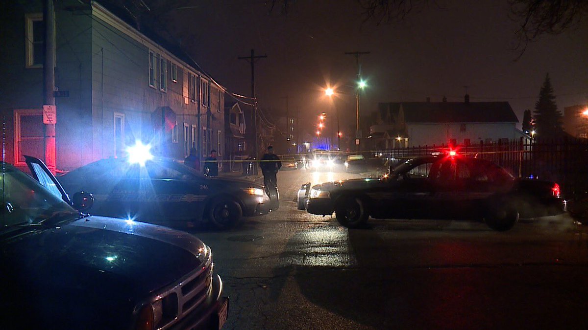 Cleveland Police spent the night following up investigating late night shooting that left one mead dead and three wounded—3300 block of Roehl.   