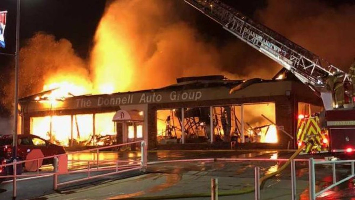 Boardman's Donnell Ford up in flames    