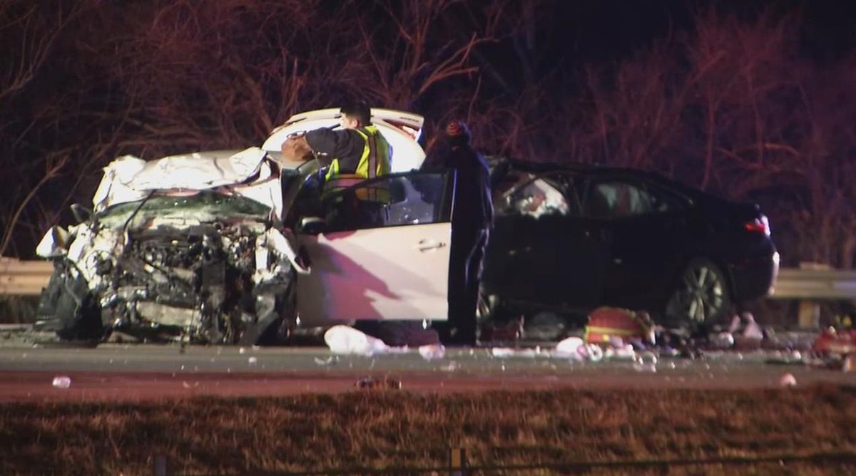 Car splits in half, multiple people hurt in West Chester crash Ohio ...