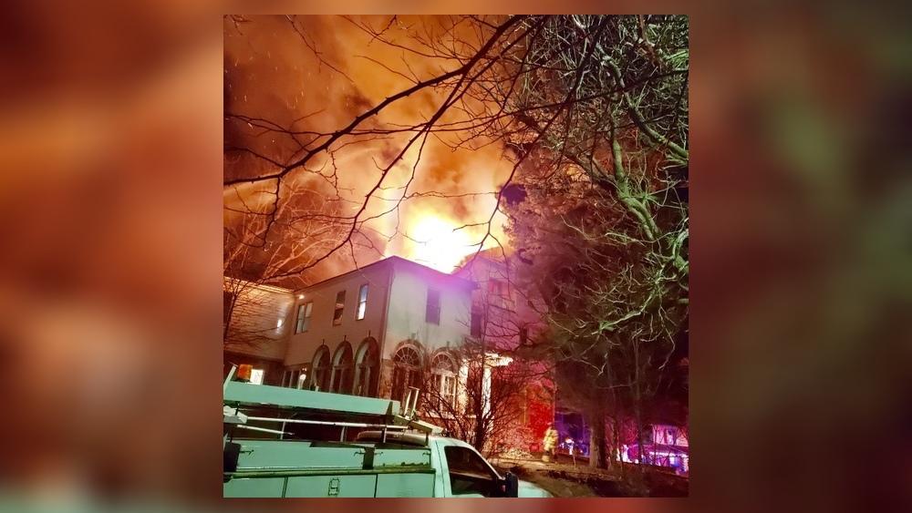 mansfield ohio fire dogs perished