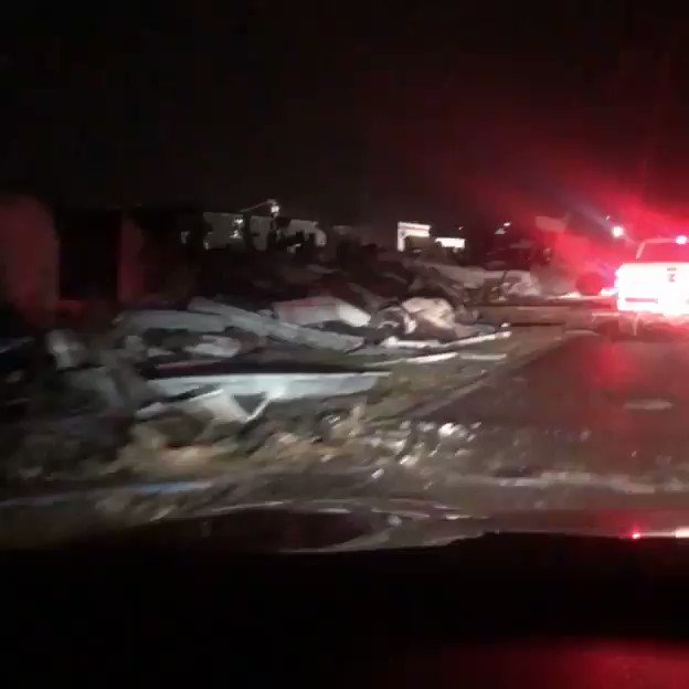 A community in Dayton, OH is in ruins. Crews are assessing the damage as daylight approaches