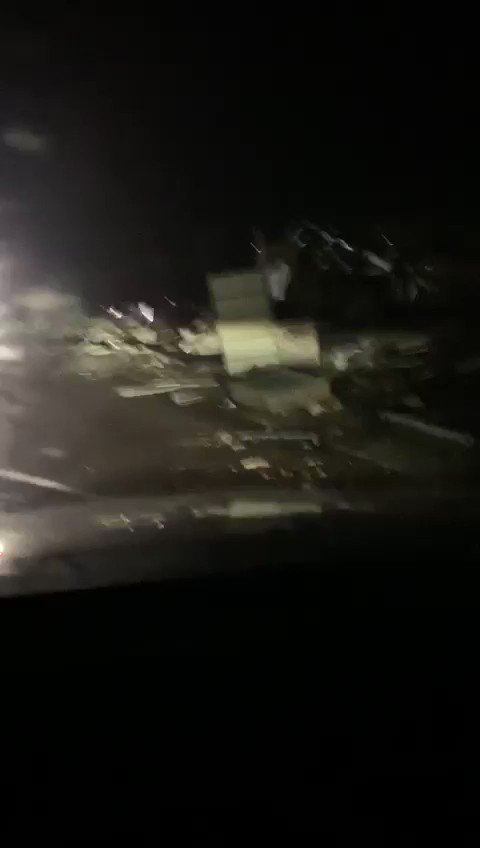 Frightening video of aftermath of tornado in Dayton. Troy Street. The damage looks like a war zone