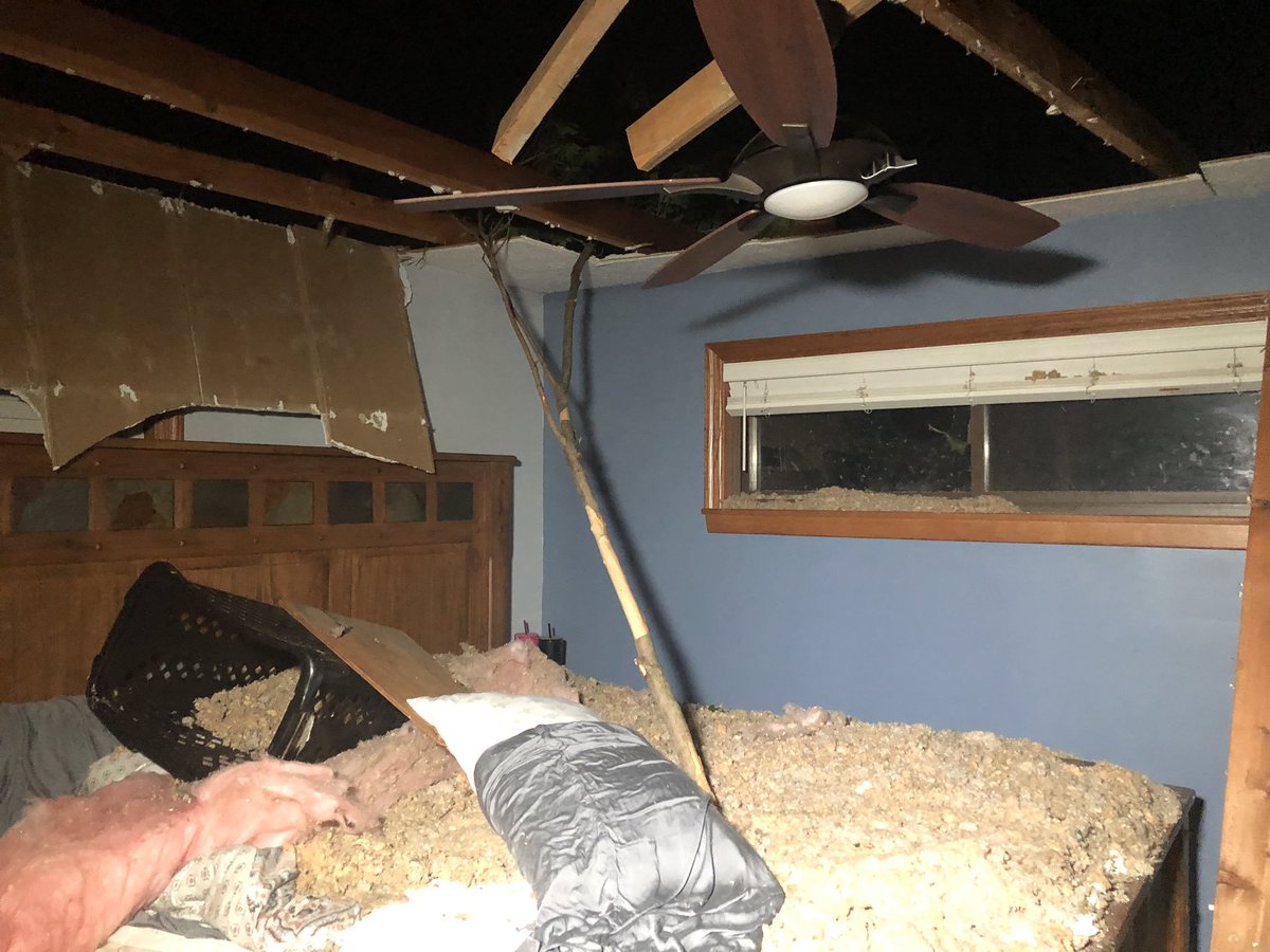 This family was in the basement during the Dayton, Ohio tornado