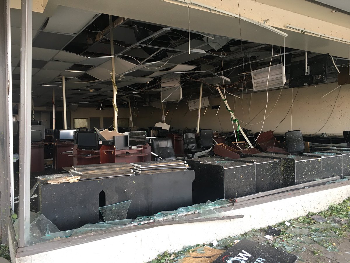 Businesses in ruins after a tornado hit the Dayton area. These are just some of the businesses near Old North Dayton 