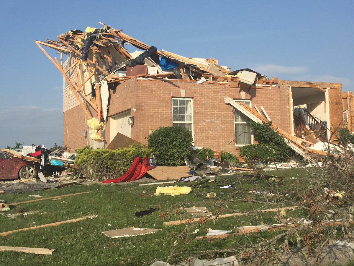 Tornado Damage Wiped Out Many Homes And Businesses Dayton,ohio - News 