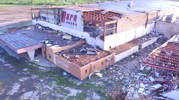 Hara Arena, Dayton, OH- closed in 2016, first ever US appearance by Rolling Stones, destroyed in tornado.  Tornado probably saves on demolition costs.   