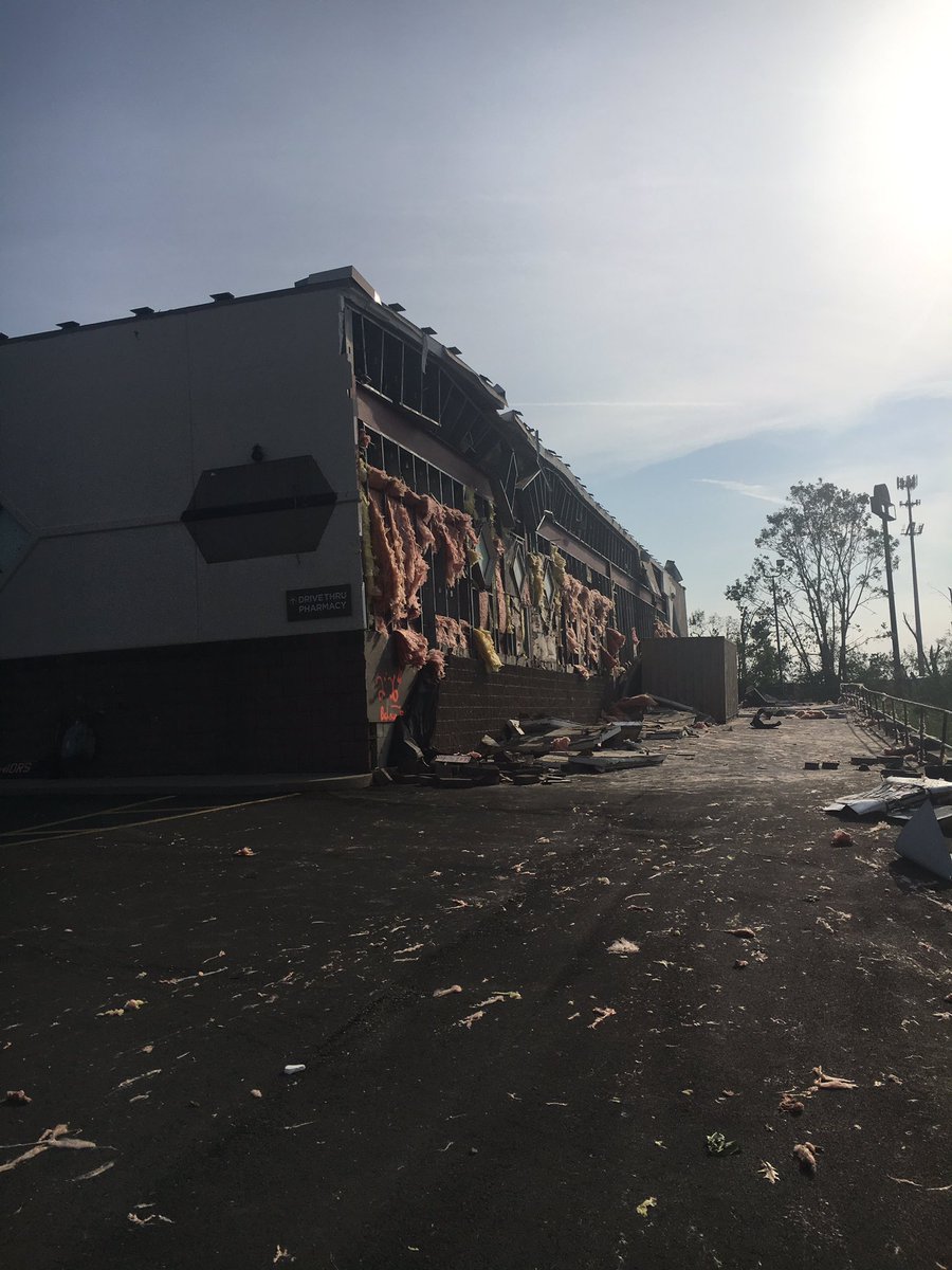 Here is some of the aftermath from last nights tornado in Dayton