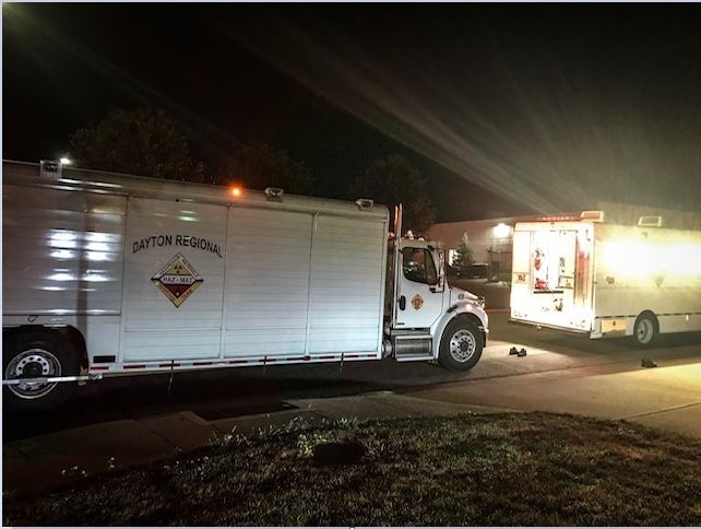 Dayton Regional Hazmat Team is at a Dayton business on a possible Hazmat incident