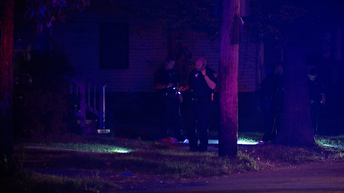 Shooting investigation in the 6100 block of Fullerton. Unknown details on this one but EMS did transport someone. Police looking for evidence outside in the street and front yard