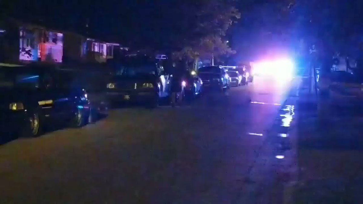 Scene of a shooting and the arrest of a possible suspect that occurred around 3am in the 700 block of Mohican Dr in Loveland, K-9 tracked the suspect to a home on Sunrise Dr, the condition of the victim is not known at this time