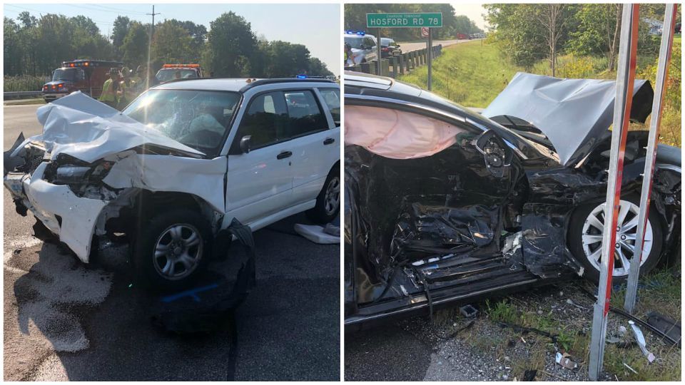 One person was critically injured Wednesday in a crash on route 44 in Chardon.