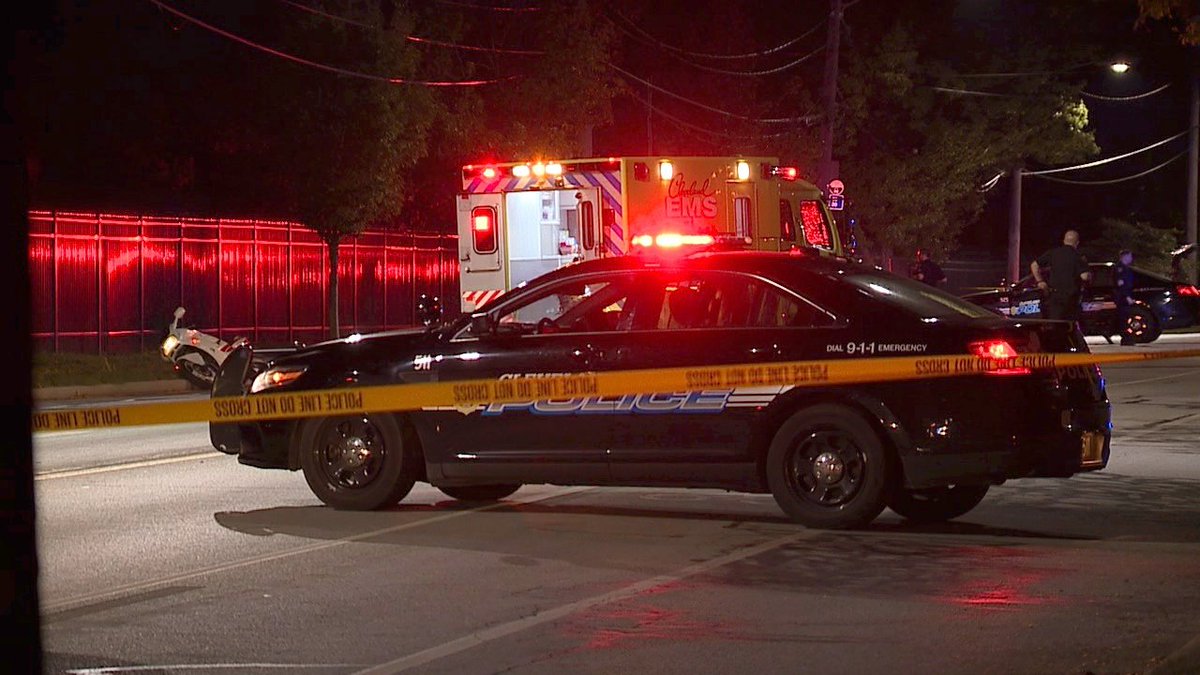 Cleveland Police confirm 36yo man was killed in this crash when his motorcycle hit a pole