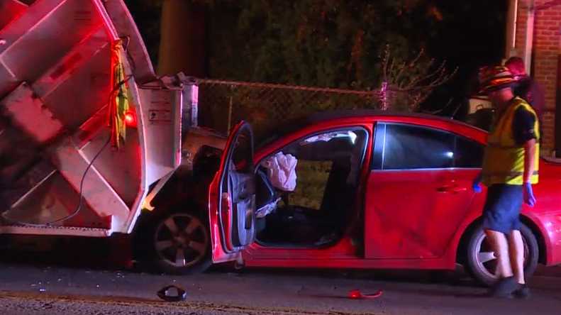 Rumpke driver in serious condition after being hit by car in Delhi Township