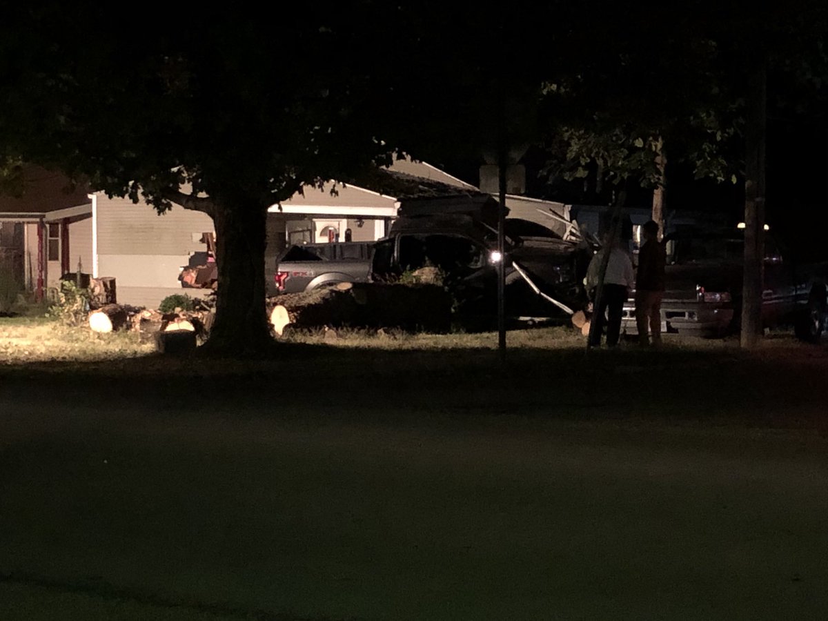Vehicle struck a hope in the 9700 blk of Overview Ln in Springfield Township