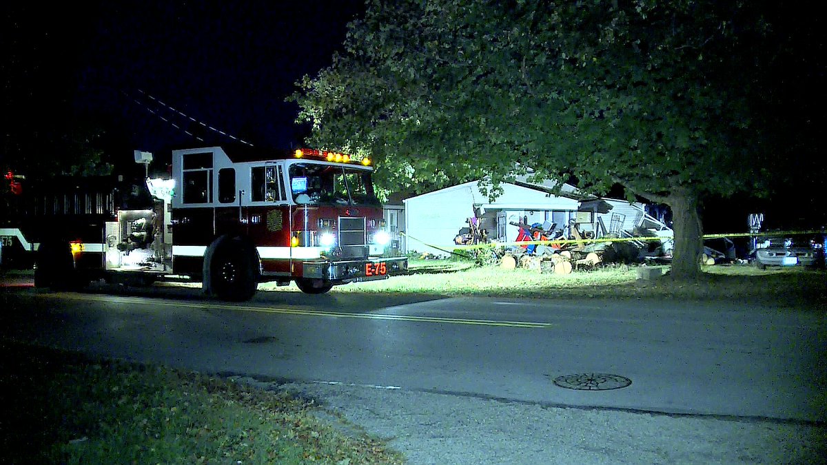 Pickup truck crashes into a house in the 9700 block of Overview Ln. in Springfield Twp. 4 people home at the time of the crash. No injuries reported. Driver arrested.