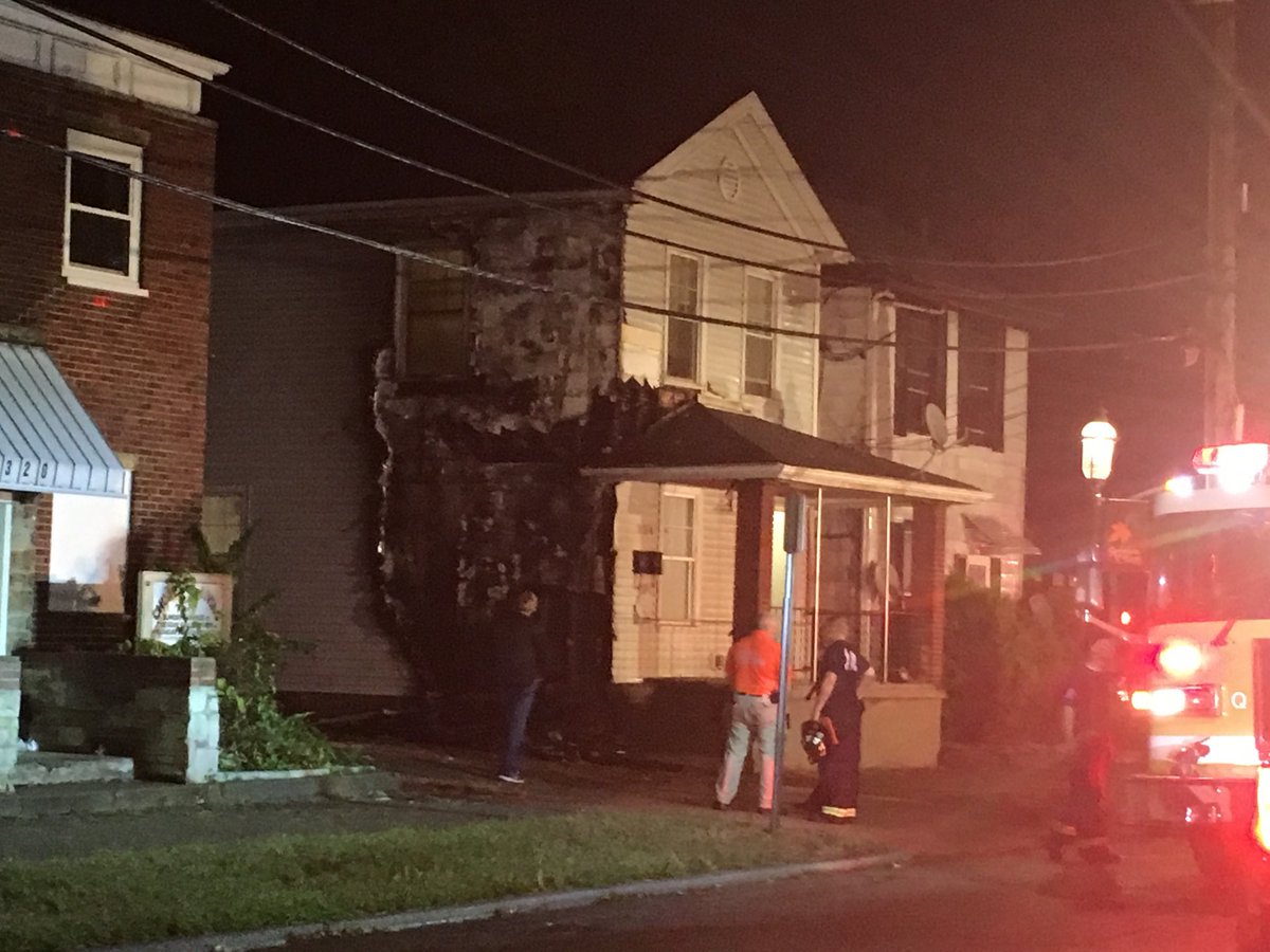 House fire, 300 block Village Dr. Hamilton.