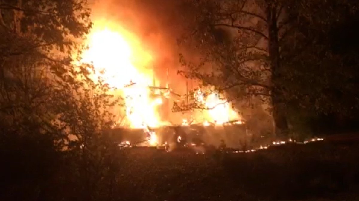 Crews are on scene investigating the cause of a house fire in Sayler Park early Monday.