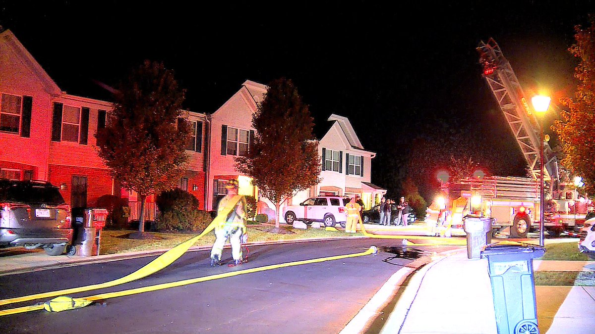 House fire in the 2000 block of Common Circle Drive in Batavia. Damage to rear of home