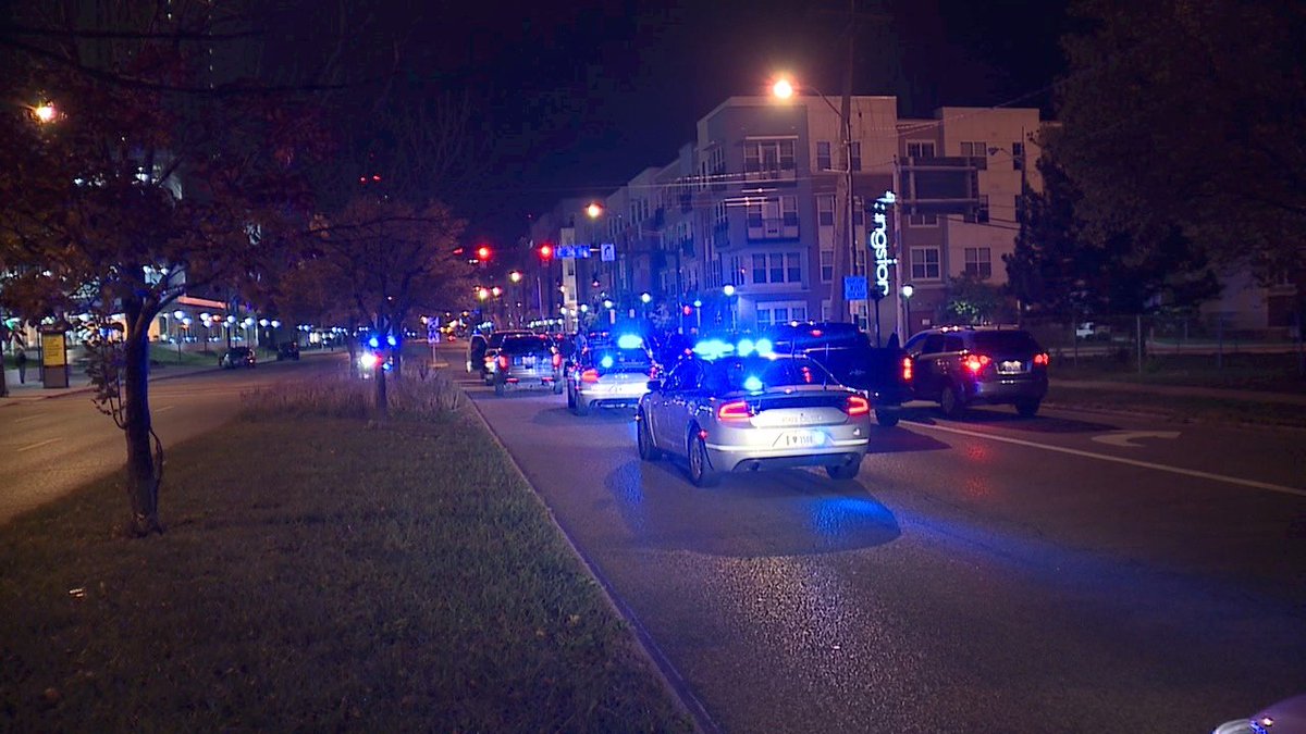 DEA and OSP with a stop on Chester at East 24th. One person arrested. 