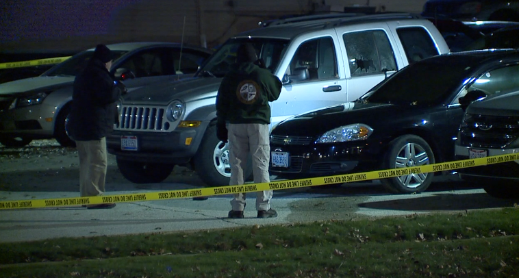 The Wadsworth Police Department's Parking lot was the scene of an officer involved shooting. No police were hurt- but the suspect is dead.