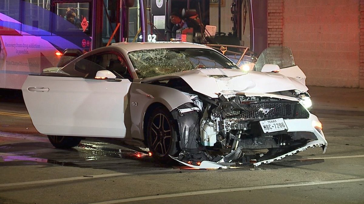 Crash on East 131st north of Miles in Cleveland.  Garfield Heights here suggesting this may have been a pursuit. Looks like a brand new Mustang with rental boxes in the windshield. Alcohol bottle on the roof