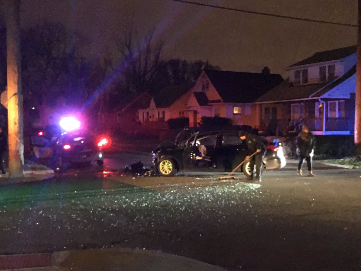 A two car MVA in Euclid on E236th at Tracy.  No injuries or arrests reported