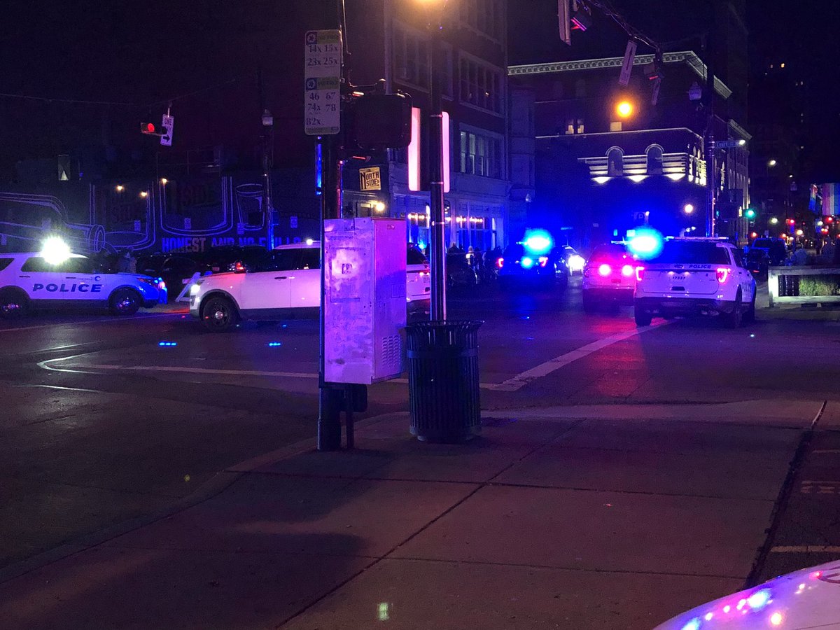 Report of an active shooter in the area of 900 Race St downtown 