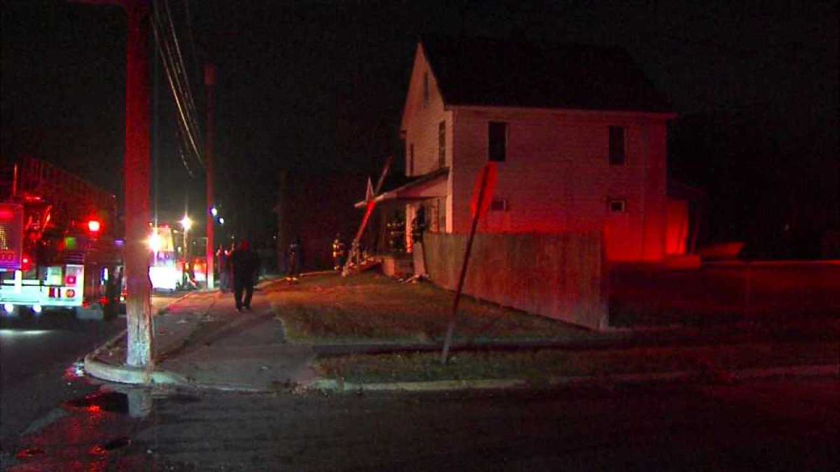 In Youngstown, crews fought a vacant house fire Saturday 