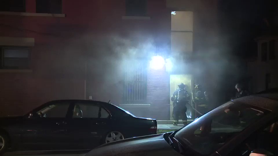 Apartment building fire on West 14th at Auburn. Very little smoke when CFD started to open doors it came pouring out. Seems it was a basement fire. CFD has a stop and are working to clear the smoke from the building. No apparent injuries. West 14th is open but restricted
