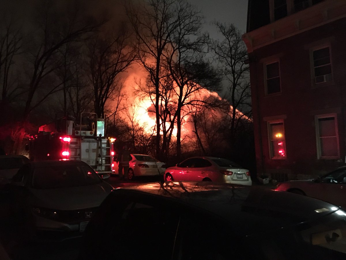 A large fire was reported Sunday in Over-the-Rhine. Crews were called to a vacant warehouse on Mohawk Street at around 4:00 am.