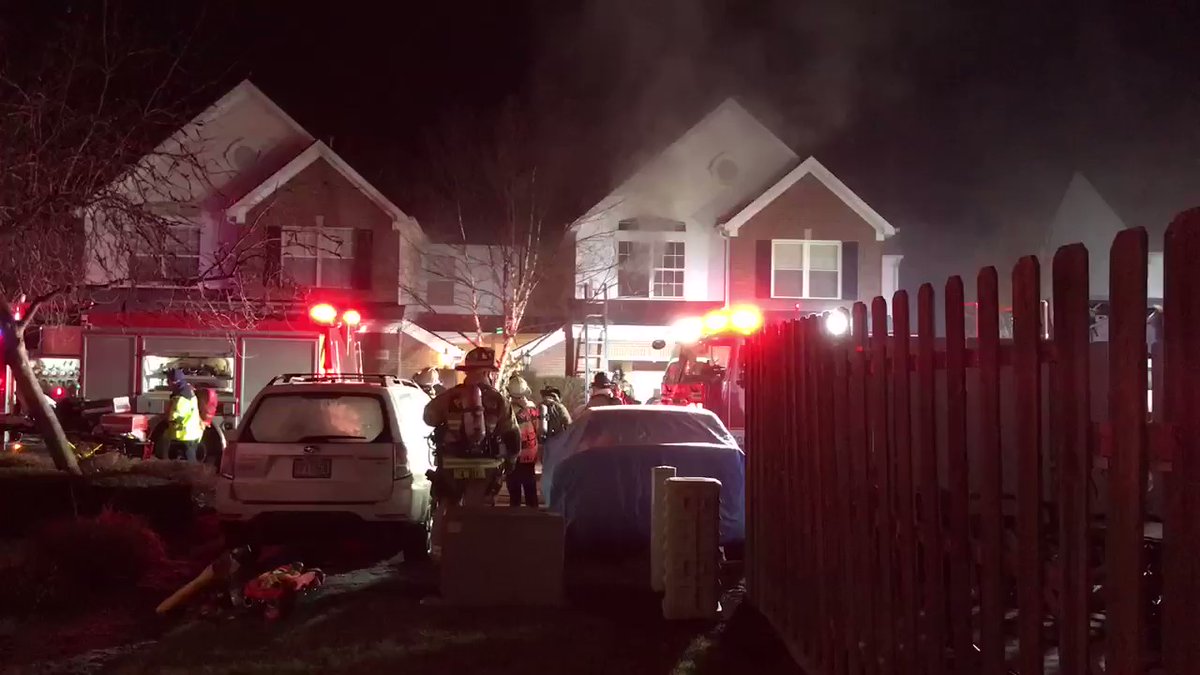 Multiple fire departments are on scene at a condo on Albany Grove off of Little Turtle Way.  We're told 2 adults and a 1 year old were inside. Officials say they believe the fire started in the bathroom.   Investigators are on the way