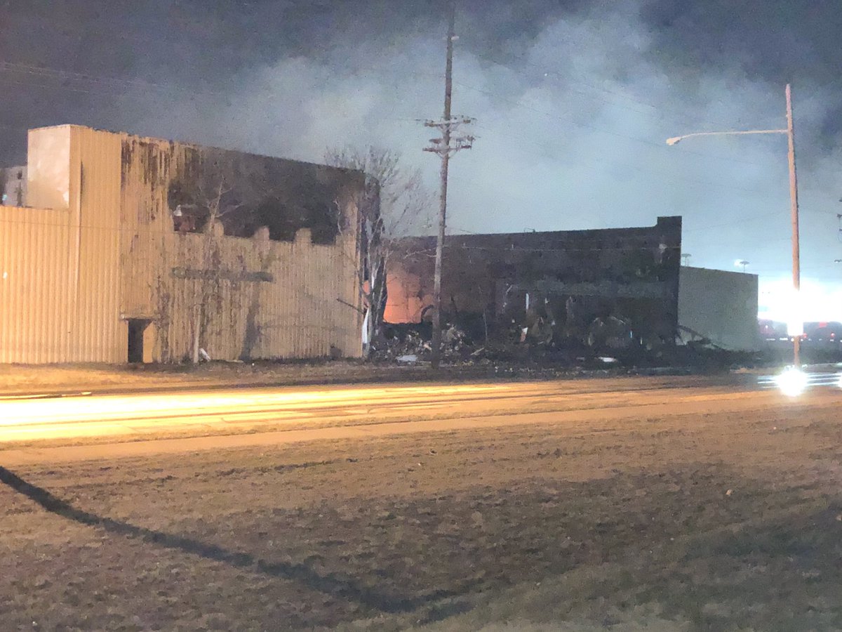 The warehouse fire on Verity Pkwy in Middletown is still burning since being first reported yesterday 