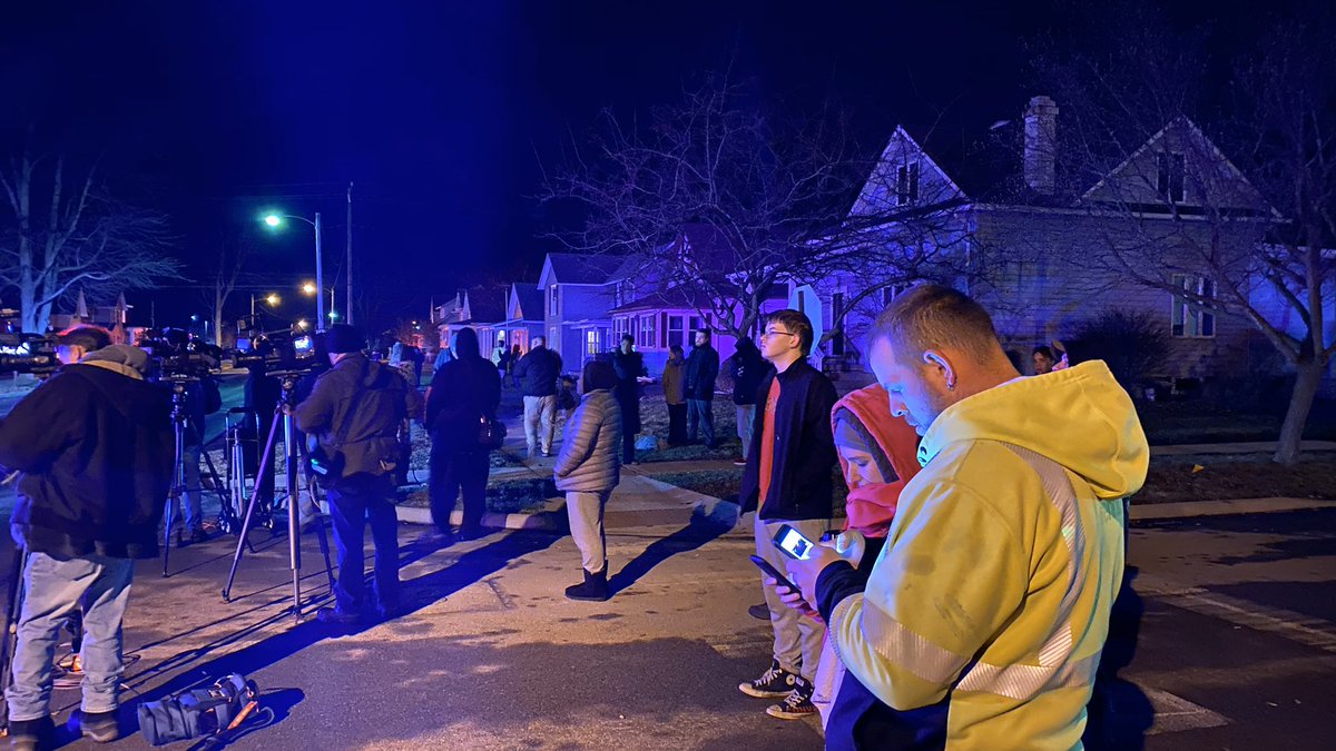 After an overnight search of a vacant house near the Harley Dilly residence, the police chief and fire officials left the scene just after 3 a.m. Tuesday, and one officer remained stationed outside the the house