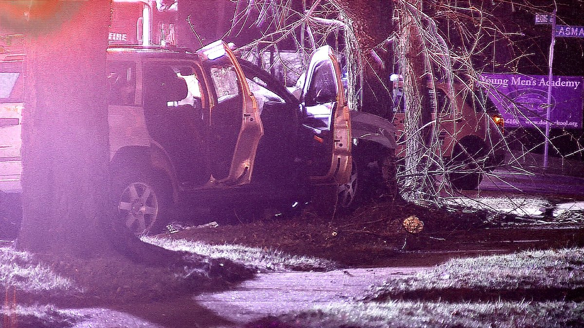 CFD extricate a woman from crash on 4000 block of Reading Rd. Transported to UCMC