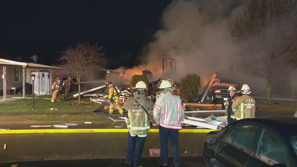 The home was destroyed in an explosion in south Columbus 841 Scarlett Lane