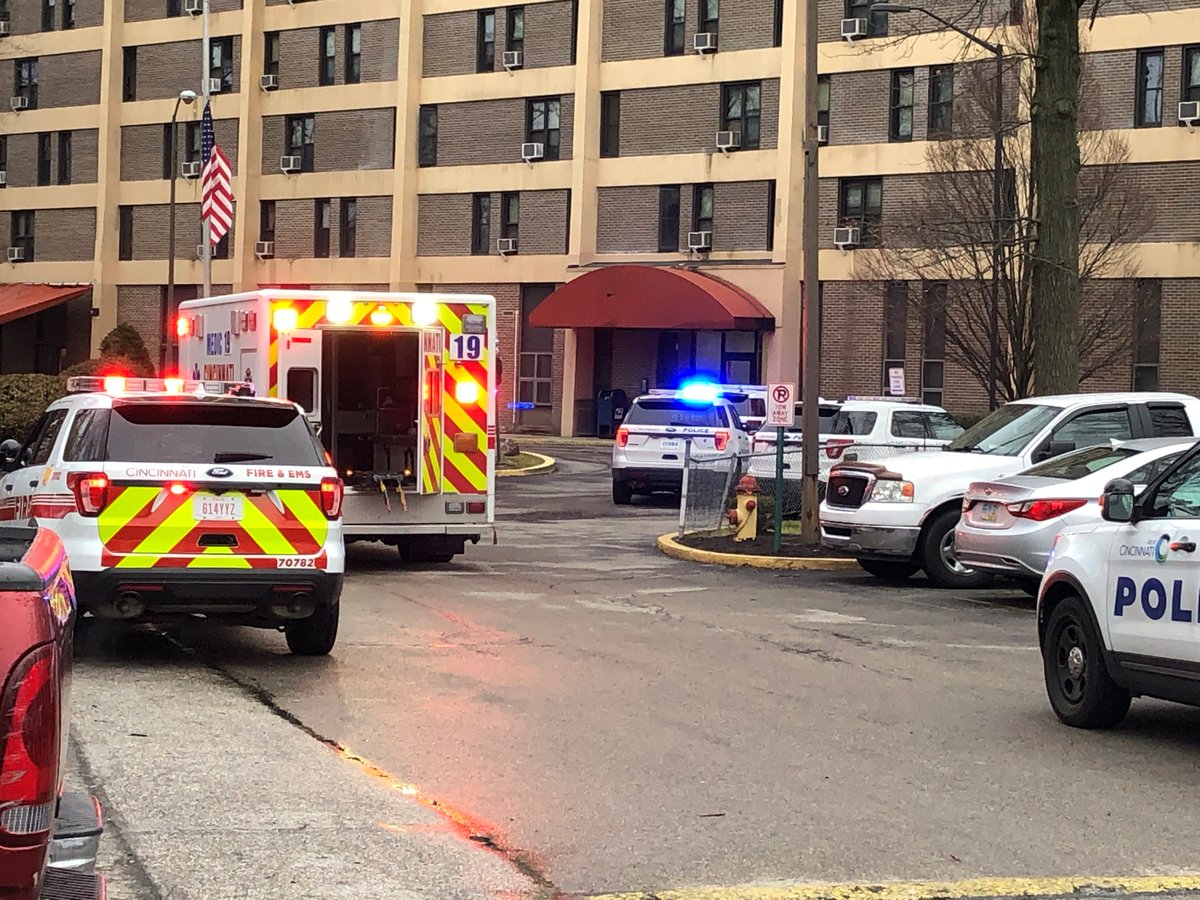 Police are investigating a shooting at an apartment complex on Forest Ave
