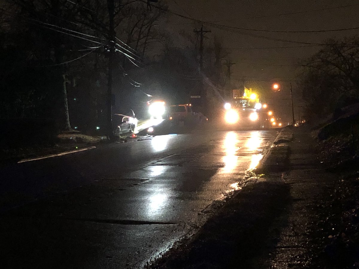 About 1,000 people are without power currently due to this crash according to Duke Energy, Ridge Ave is closed between Gloss Ave and Mapleleaf 