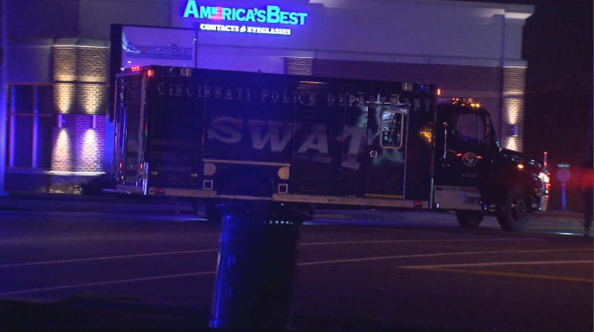 Shots fired in direction of officers. SWAT team   on scene to arrest subject. Big section of Glenway Ave shut down near Werk Rdoad