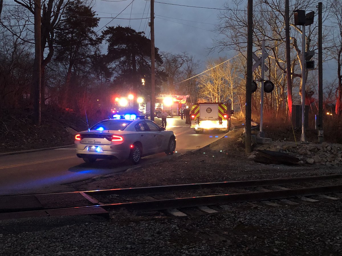 Just got to East Kemper Rd. in Loveland where a police chase ended in a crash. Air Care has been called. 