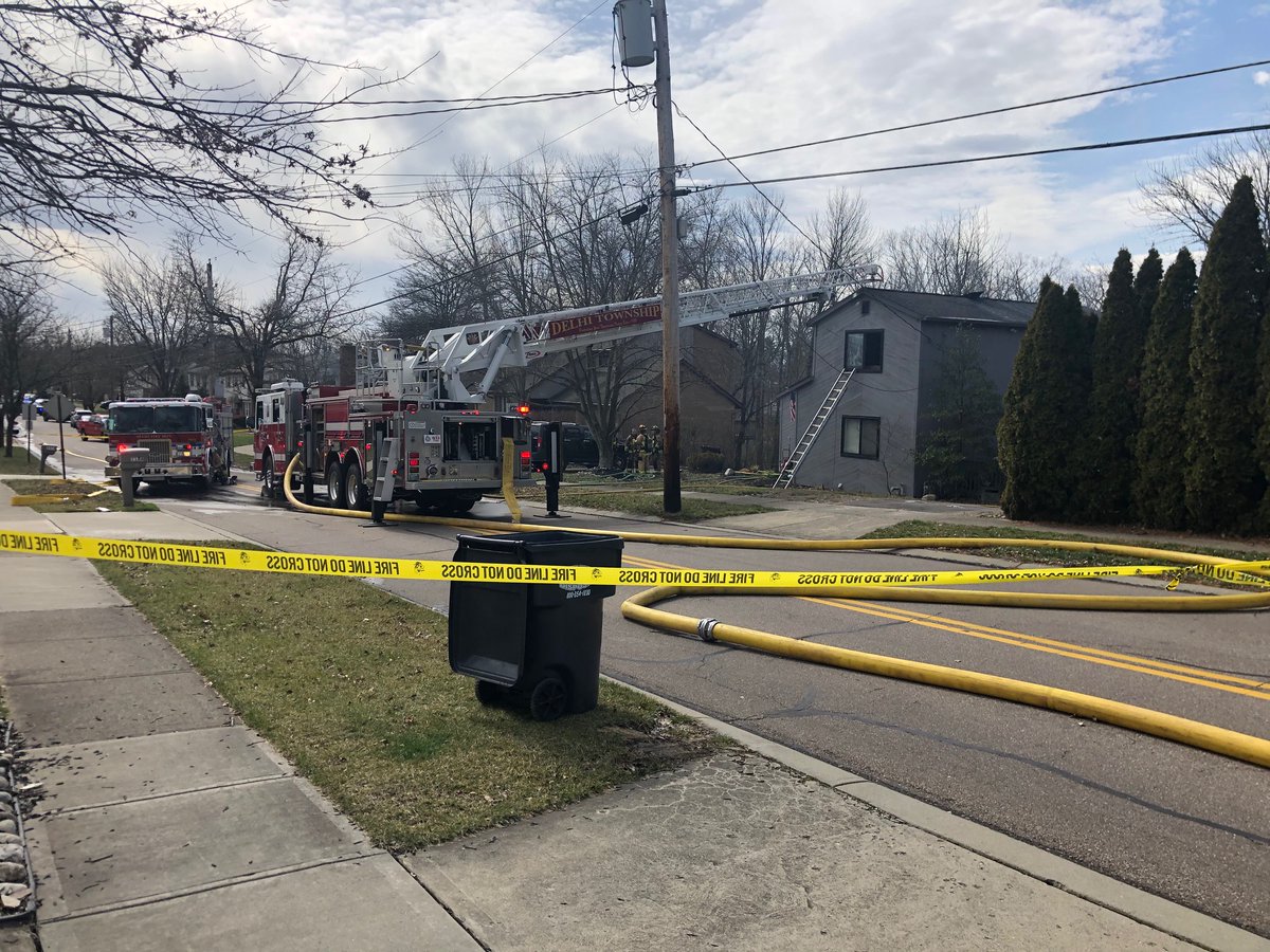 A person has been found dead in the house fire on Tahoe Terrace in Delhi Twp