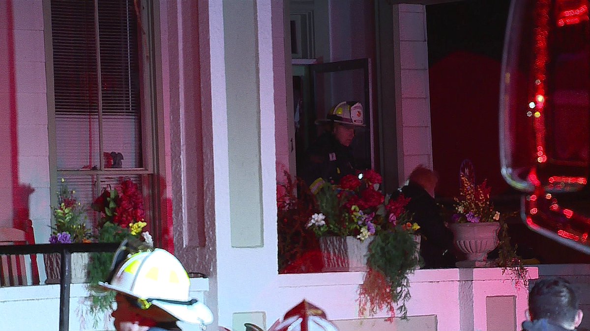 Structure fire 702 Vine Street in Dayton, KY.  Fire contained to left side apartment second floor and attic, one person evacuated. 