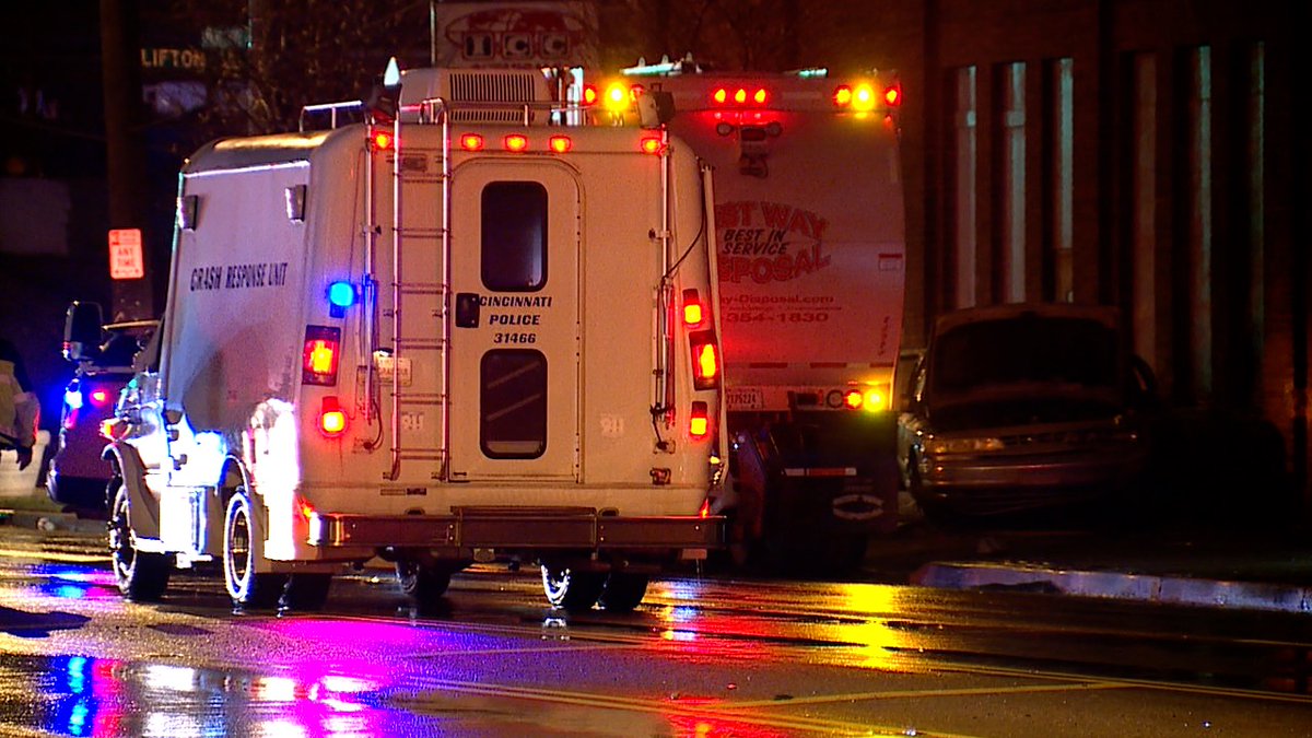 Cincinnati Police are investigating a fatal crash between a disposal truck and a sedan. One man passed away after his car hit the truck on Spring Grove Ave. near Frisch's. Road is closed from W Mitchell Ave. to Winton Rd. 