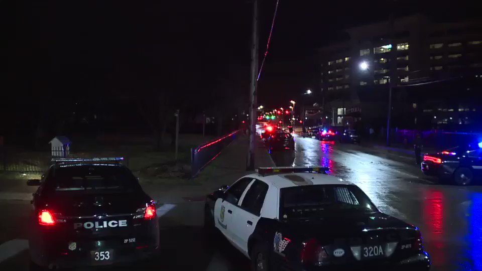 Cleveland police investigating the shooting death of an approximately 19yr old man at East 93rd and Quincy. A second 19yr old man was shot and taken to UH with non-life threatening gunshot wounds. This happened inside a van parked at corner. Suspect info not yet released