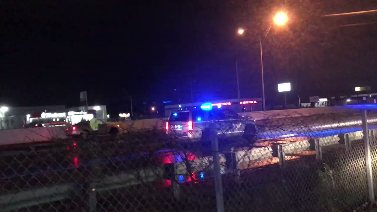 The scene where a person was hit and killed on I75 bear Benchwood this morning. 