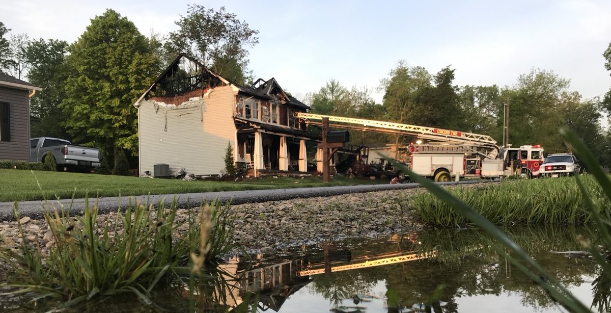 No injuries reported after Delaware County house fire on West Reindeer Drive in Powell.