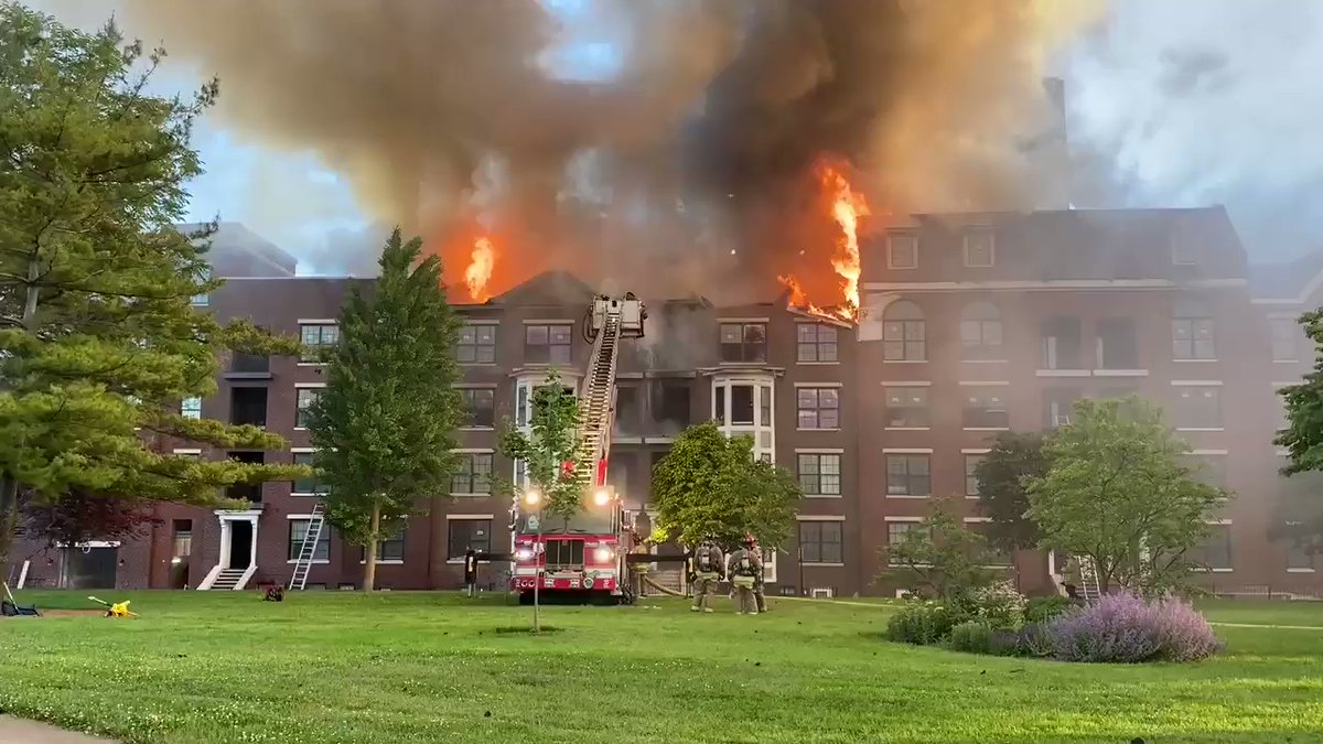 Roof has collapsed at the Residences at Topiary Park 