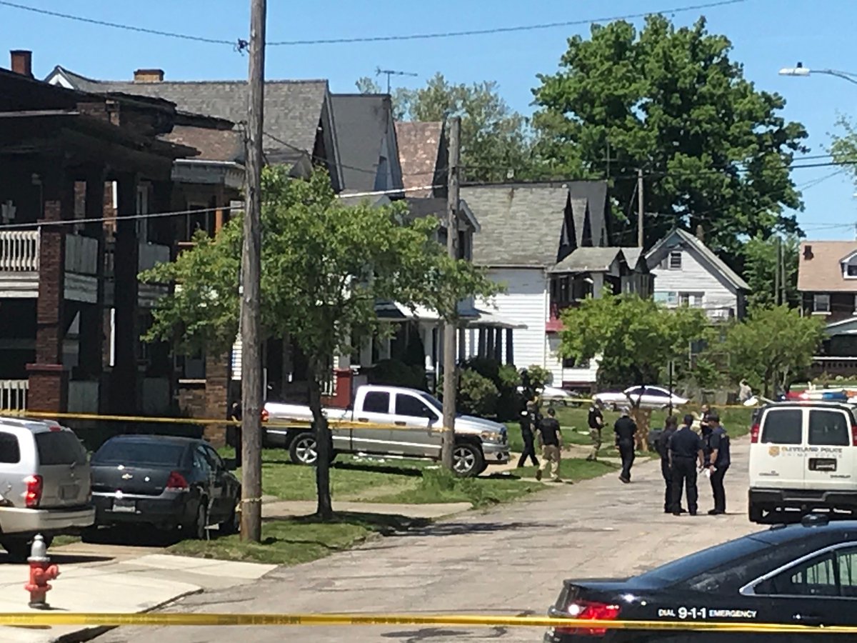 Cleveland police are investigating the shooting of a child on E. 94 St.  No word  yet on the child's condition 