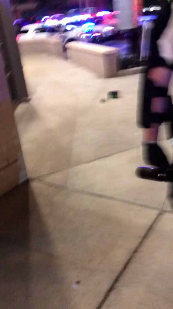 More video from last night, as @ColumbusPolice threatened members of the media with pepper spray while covering protests by @OhioState campus. 